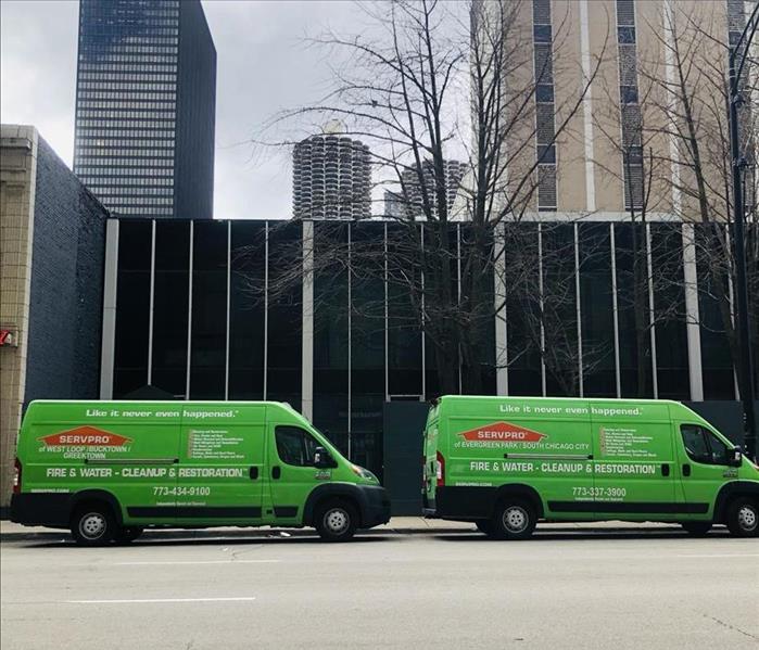 SERVPRO fleet ready for action 